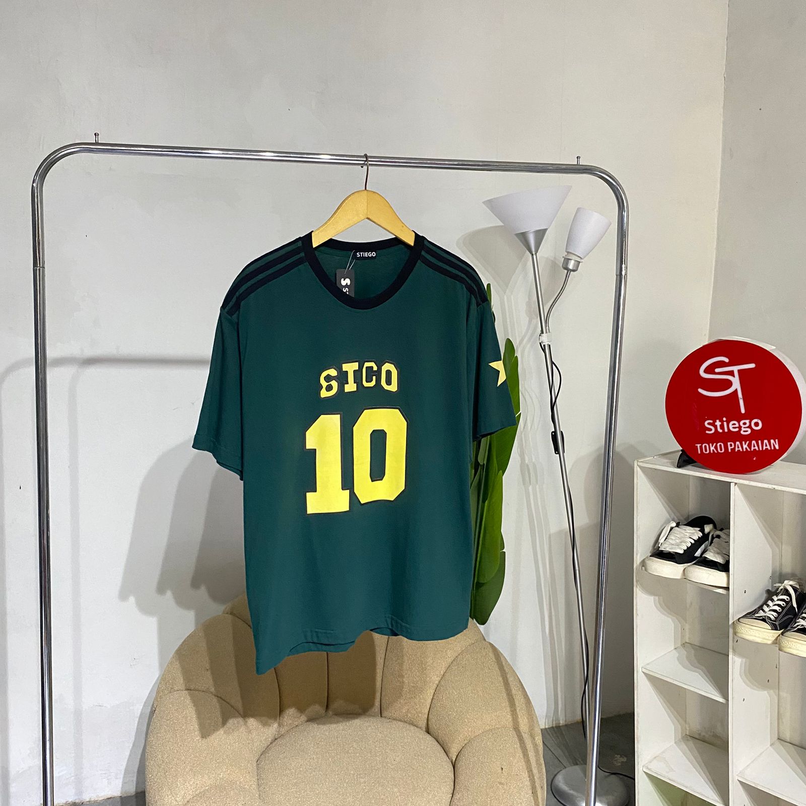 Stiego Kaos Balap Bintang Racing Star T-Shirt