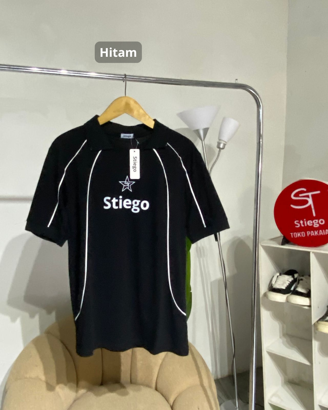 Stiego Kaos Apparel lengan pendek   streetwear star bintang vol 03 ( pria )
