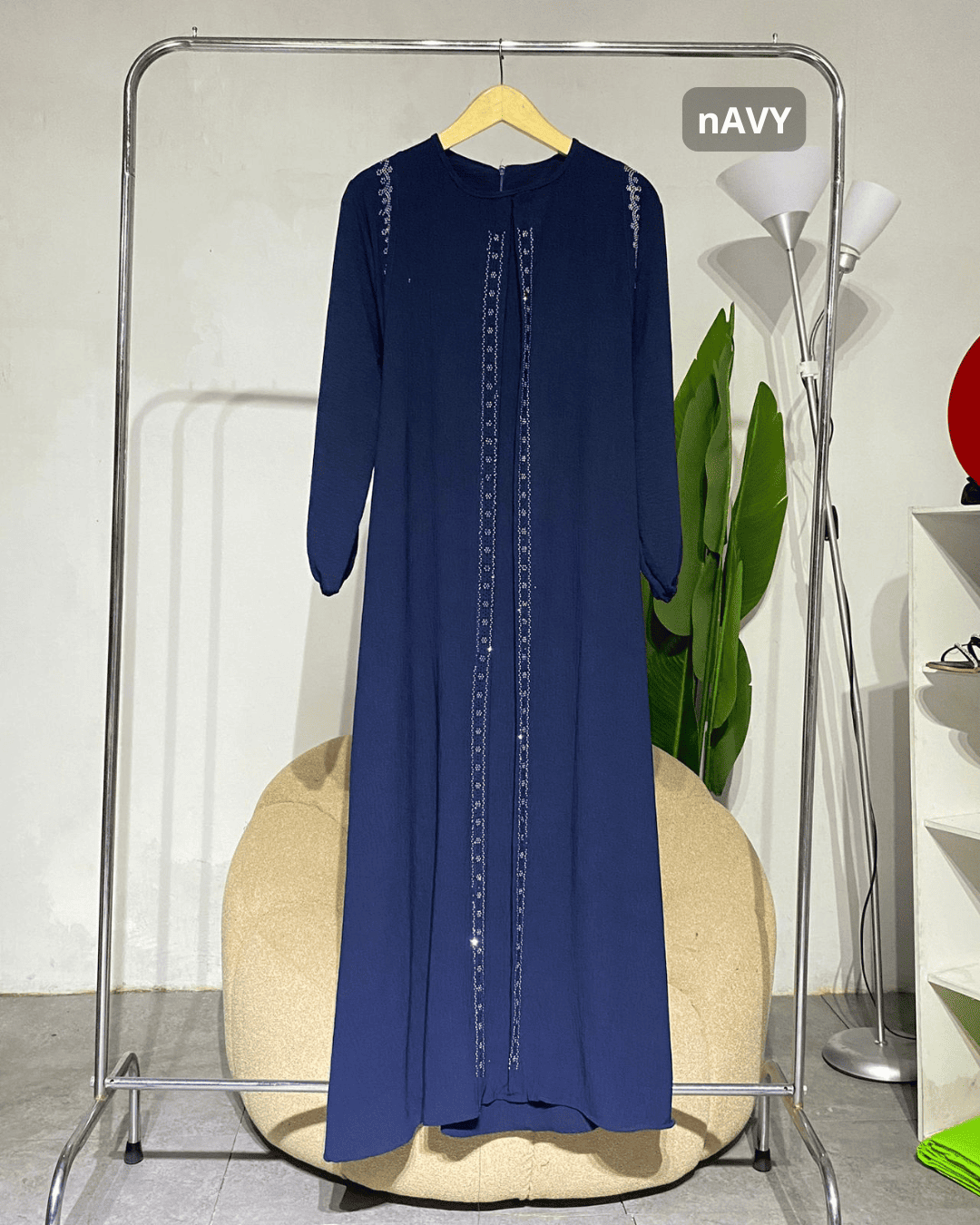 Gamis wanita Rompi 1117 crinkle