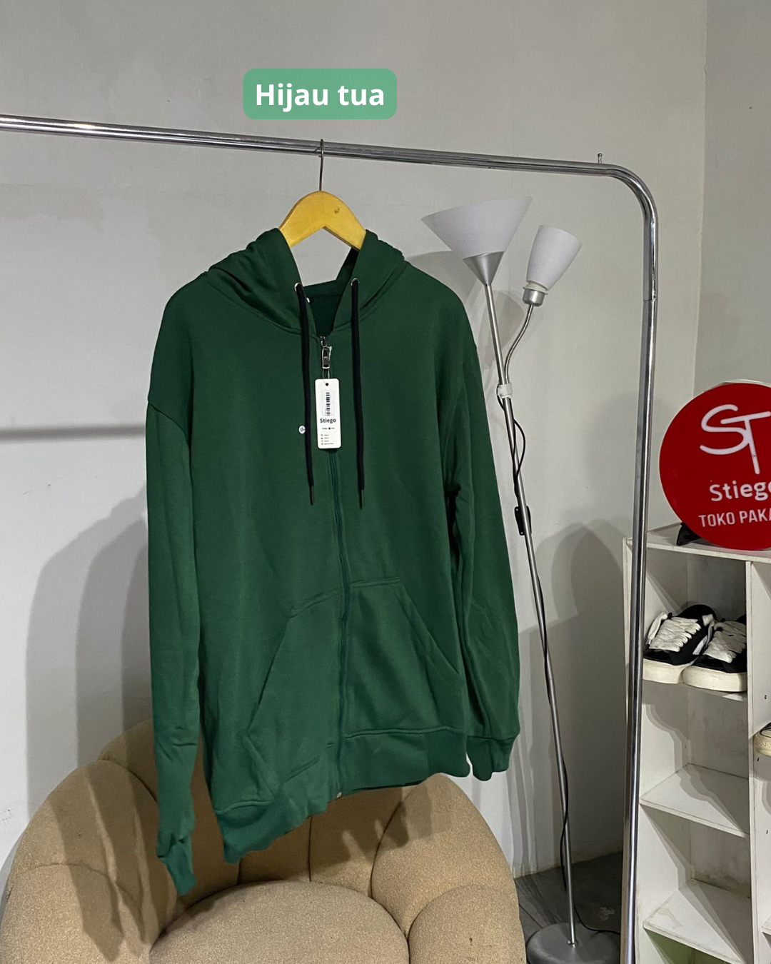 Sweater Hoodie Polos Zipper jaket Switer  ( XXL )