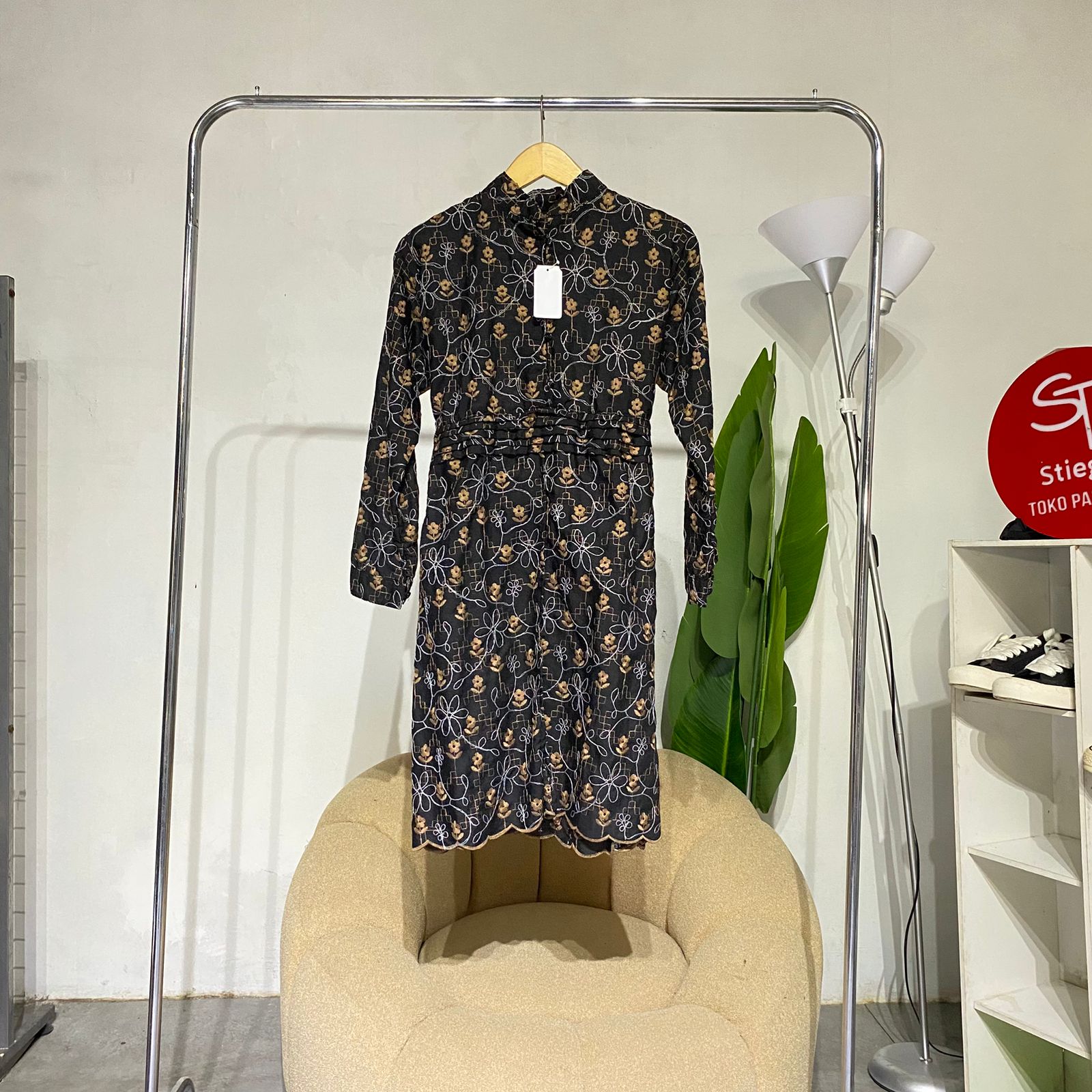 Tunik wanita katun bordir  Cantiqu
