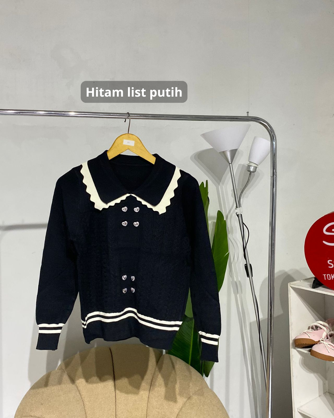 Atasan knit sweater izi