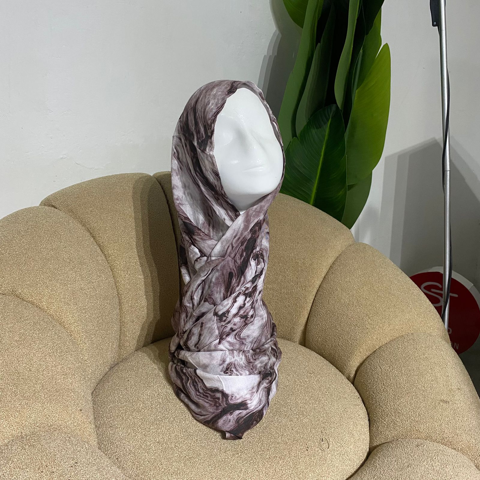 Hijab Pashmina wanita Viscose Printed