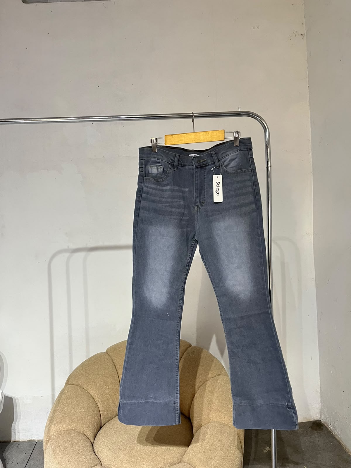 Stiego Celana jeans wanita cutbray
