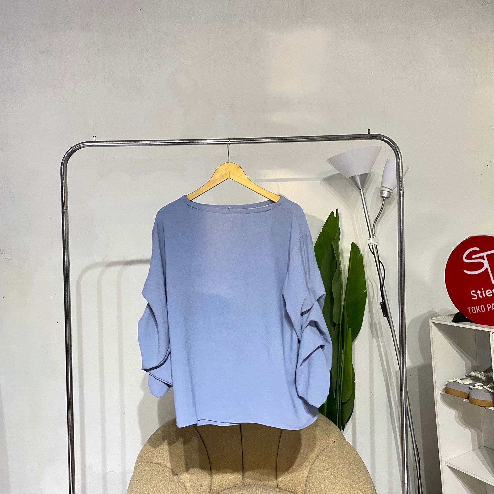 Blouse   wanita  Louse crinckle