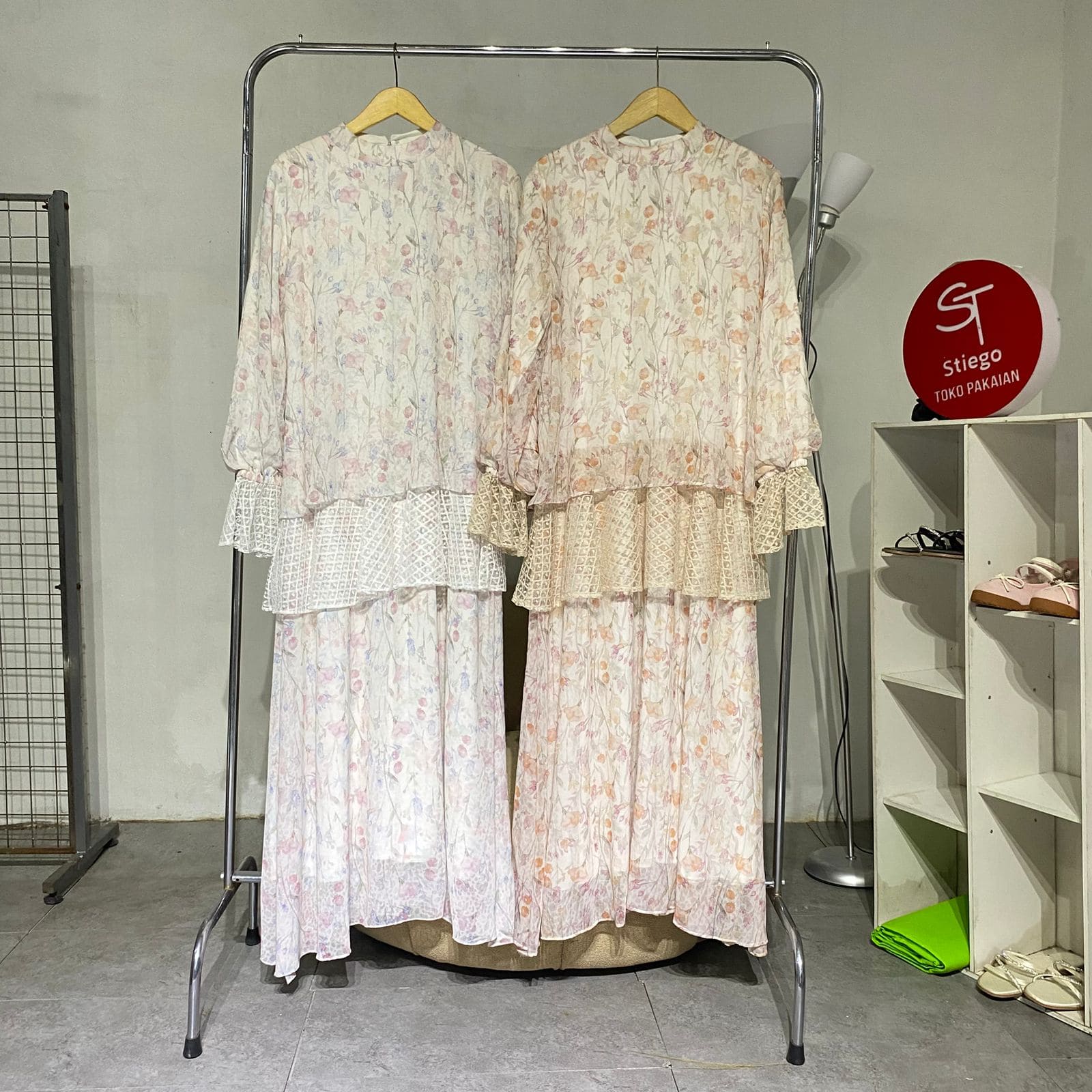 Gamis Wanita anggun flowers