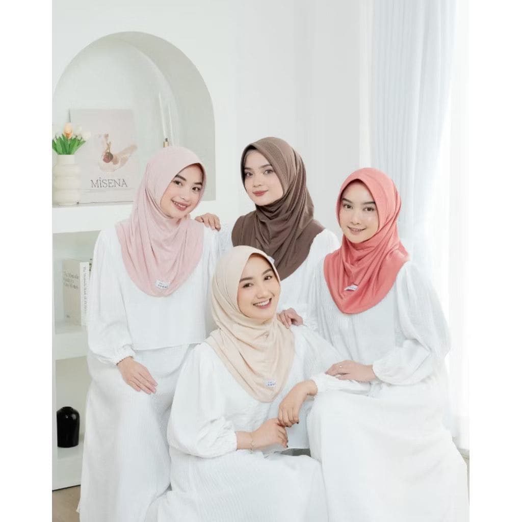 Hijab wanita kenan yoga instan bergo size s