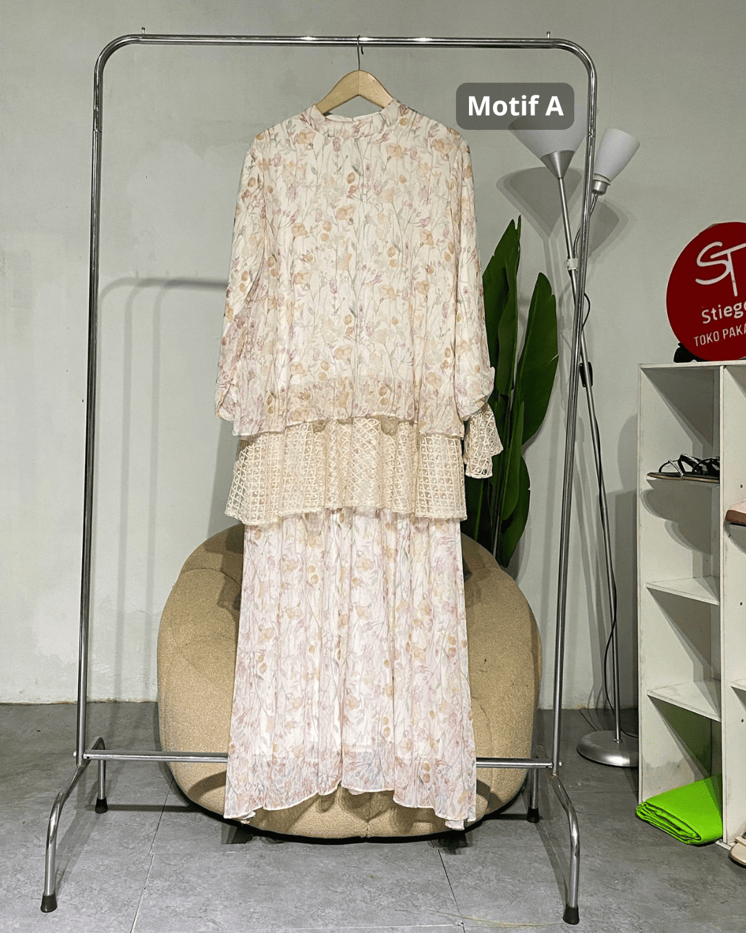 Gamis Wanita anggun flowers