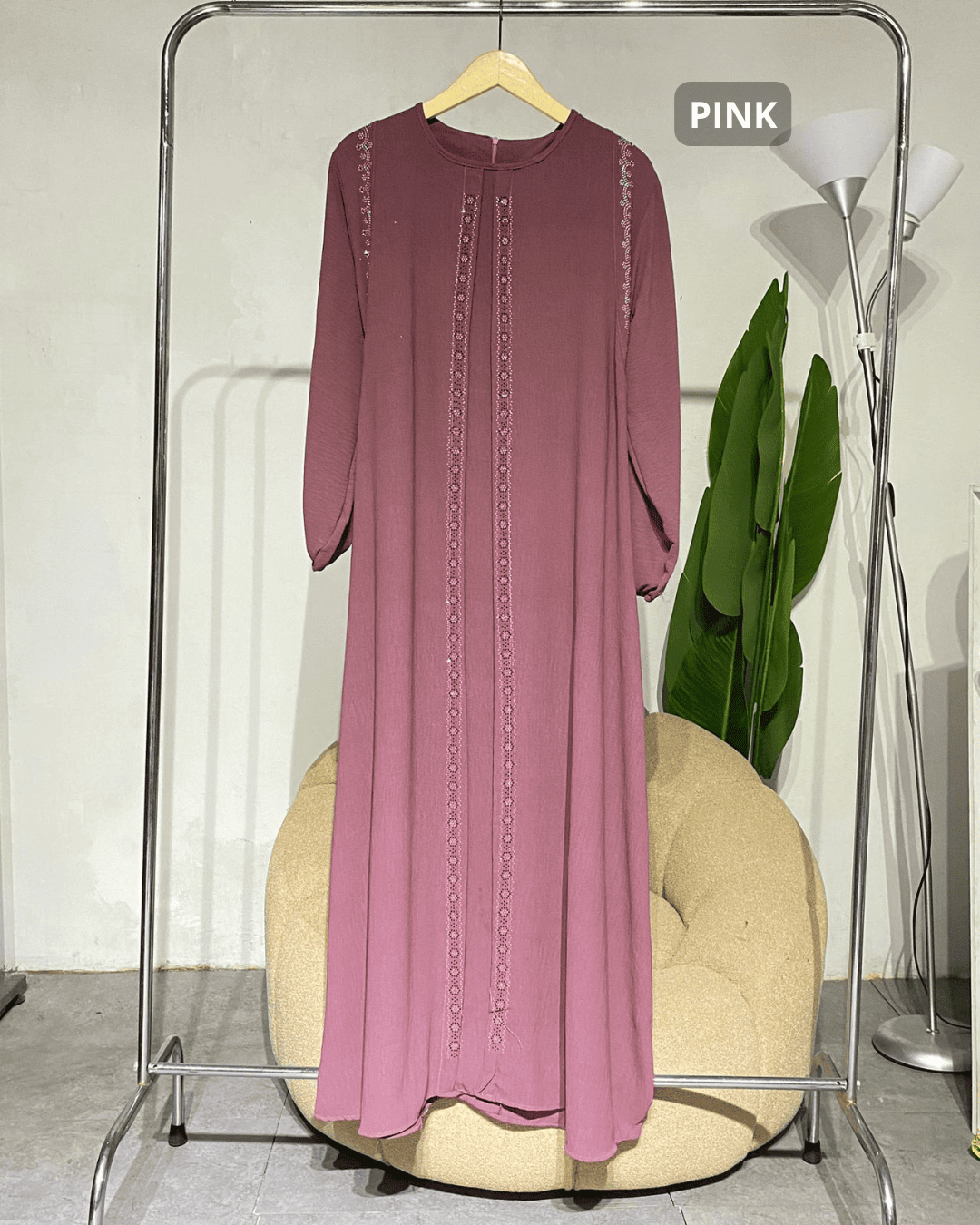 Gamis wanita Rompi 1117 crinkle