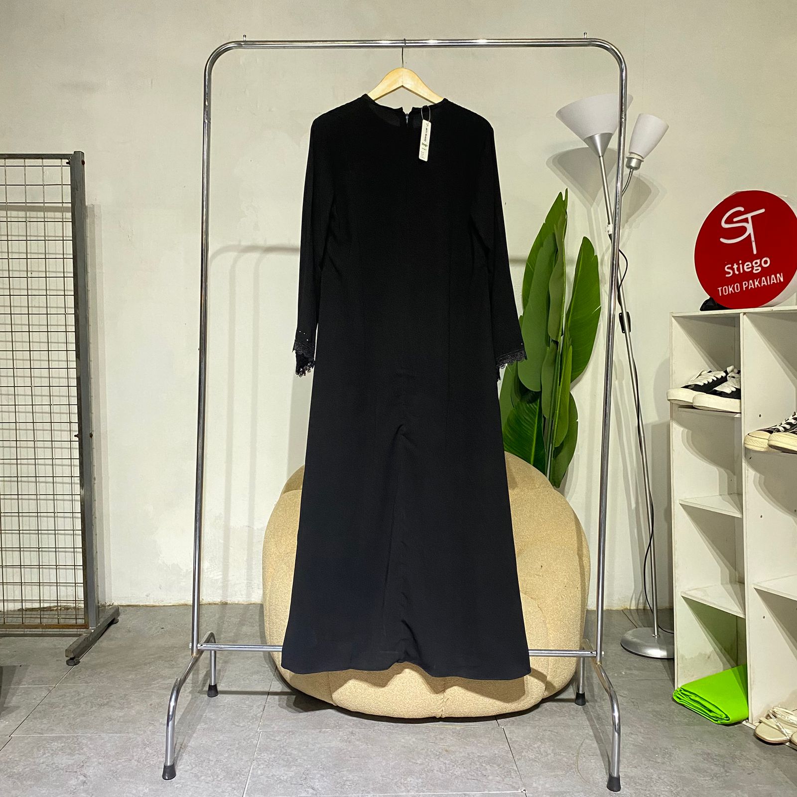 Abaya Coquete Jetblack  wanita