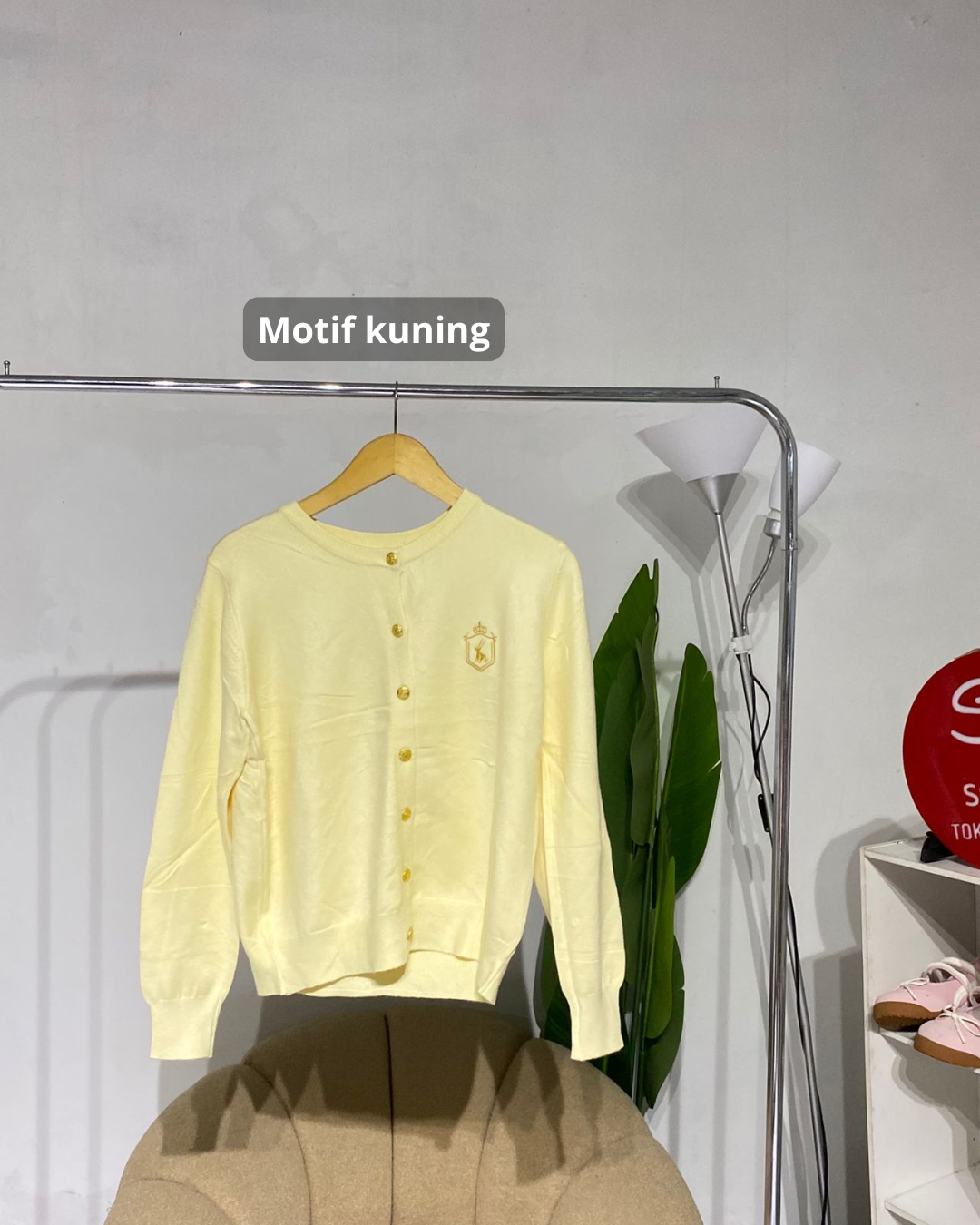 Atasan knit cardigan sweater zauza