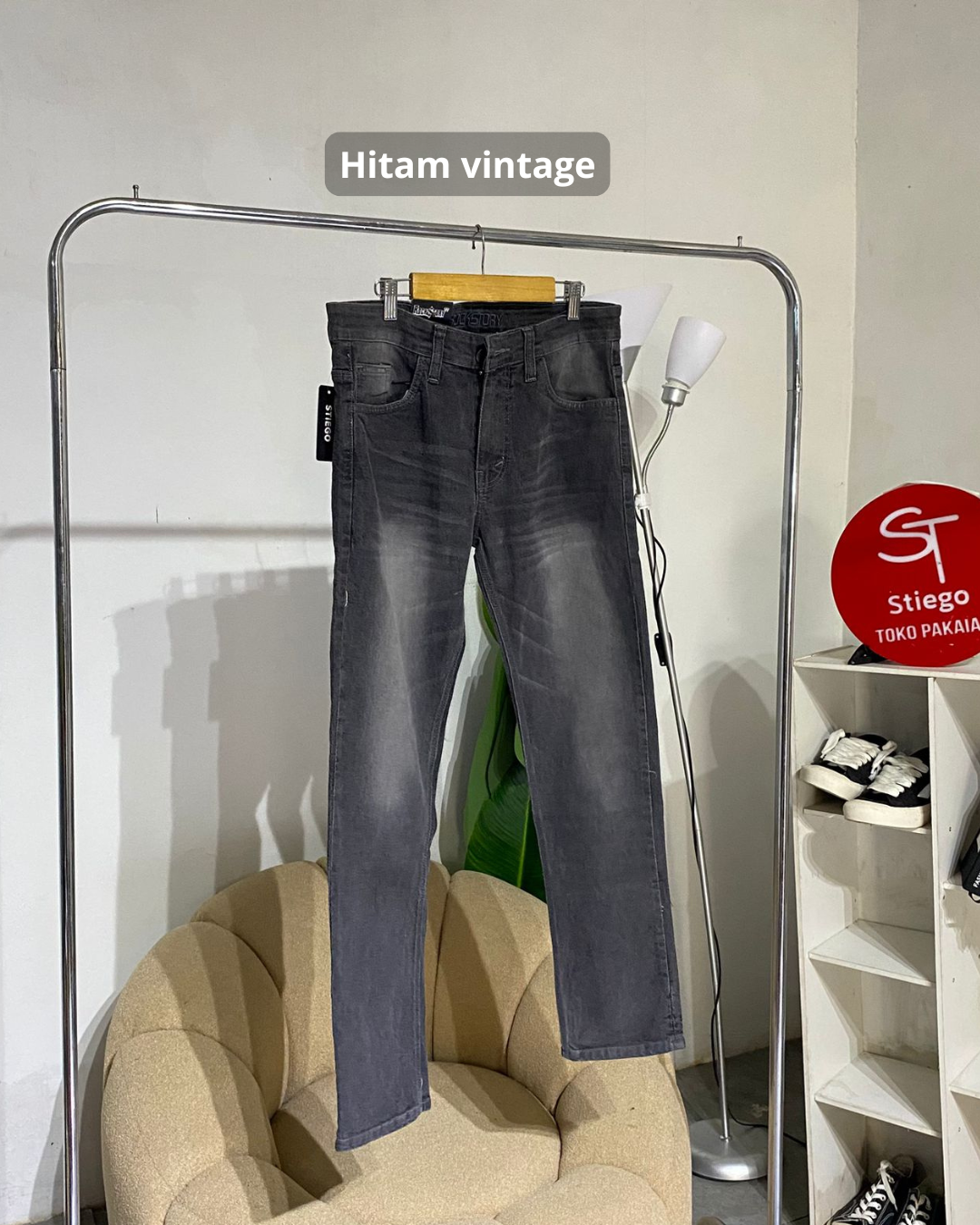 Celana Panjang  Jeans Pria selvedge skiny