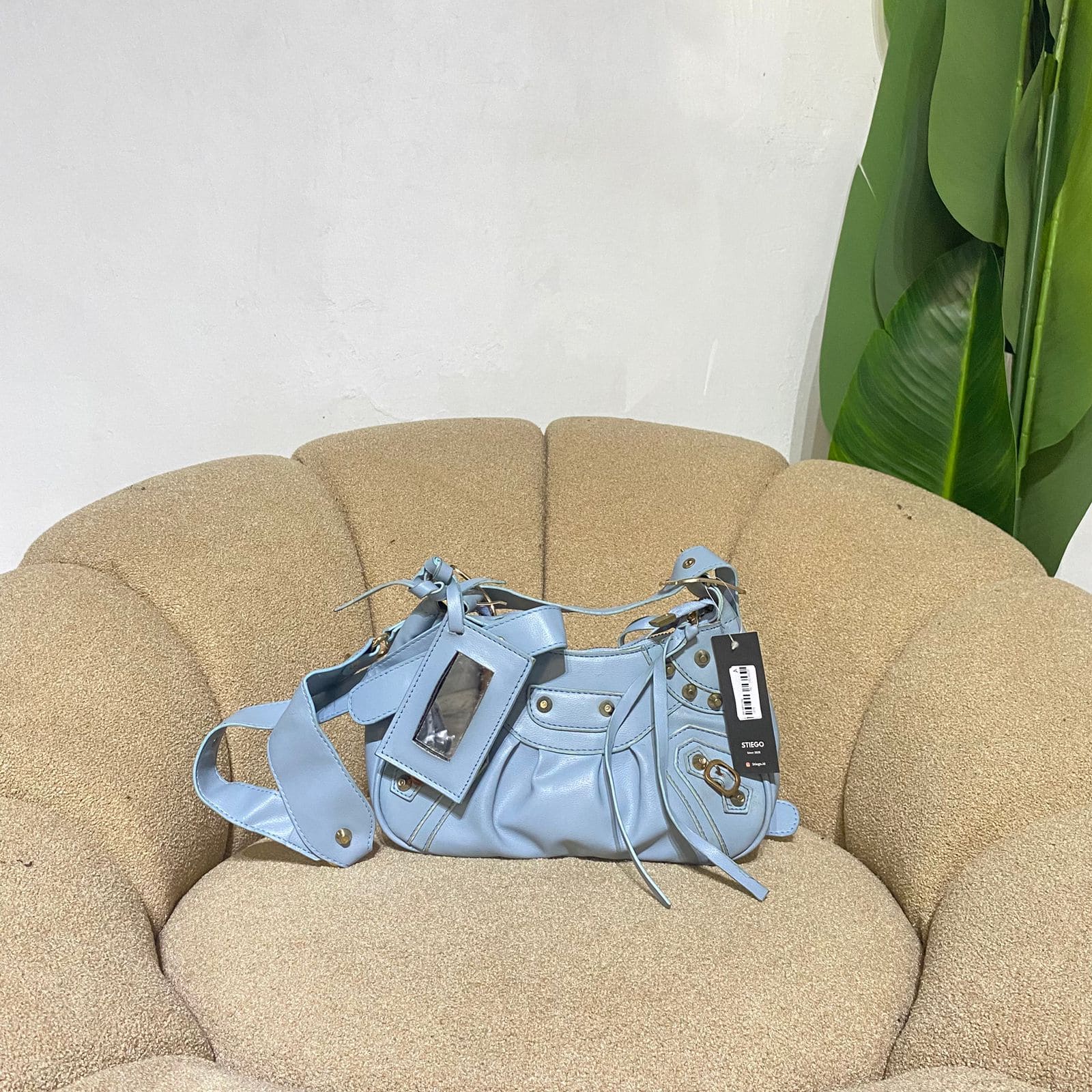 tas slempang wanita  motif Sabit