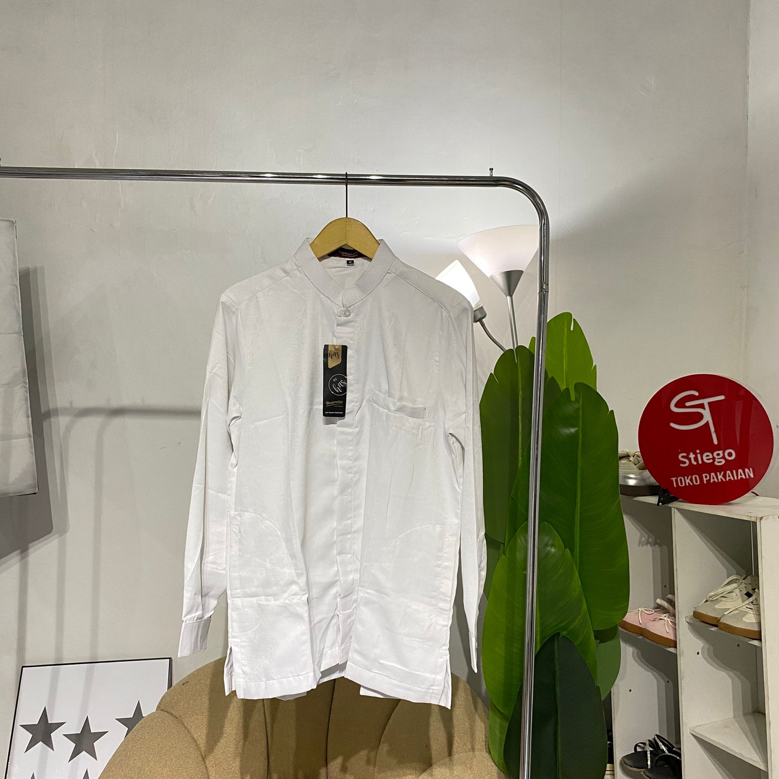 Kemeja pria koko lengan panjang  idris