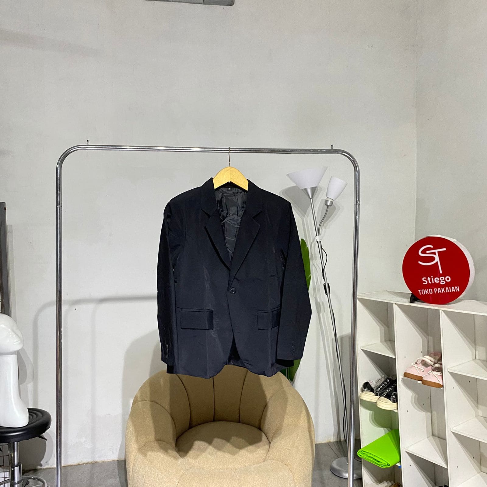 Jas Blazer formal wanita slim fit lengan panjang
