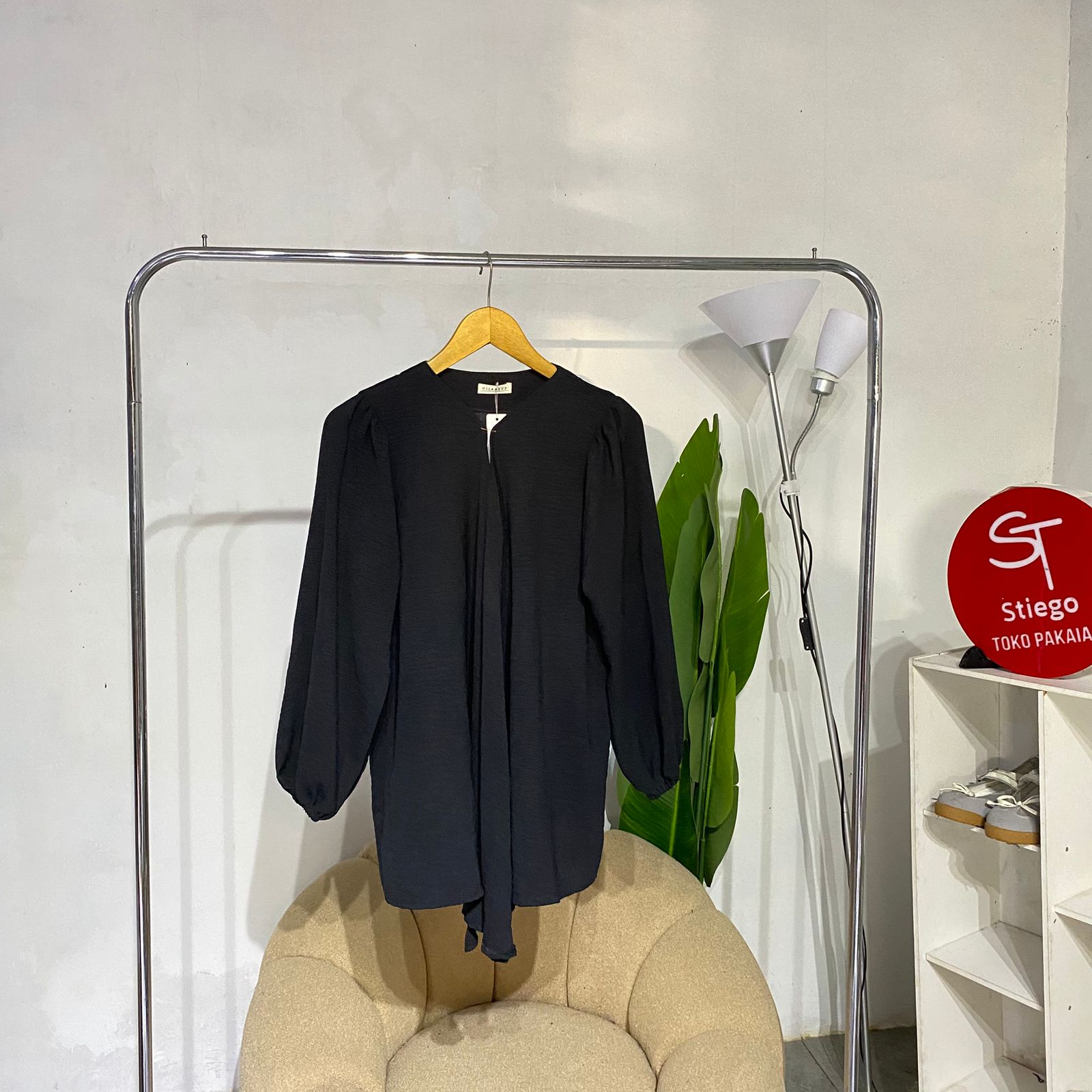 atasan  wanita blazer  hijab bycf