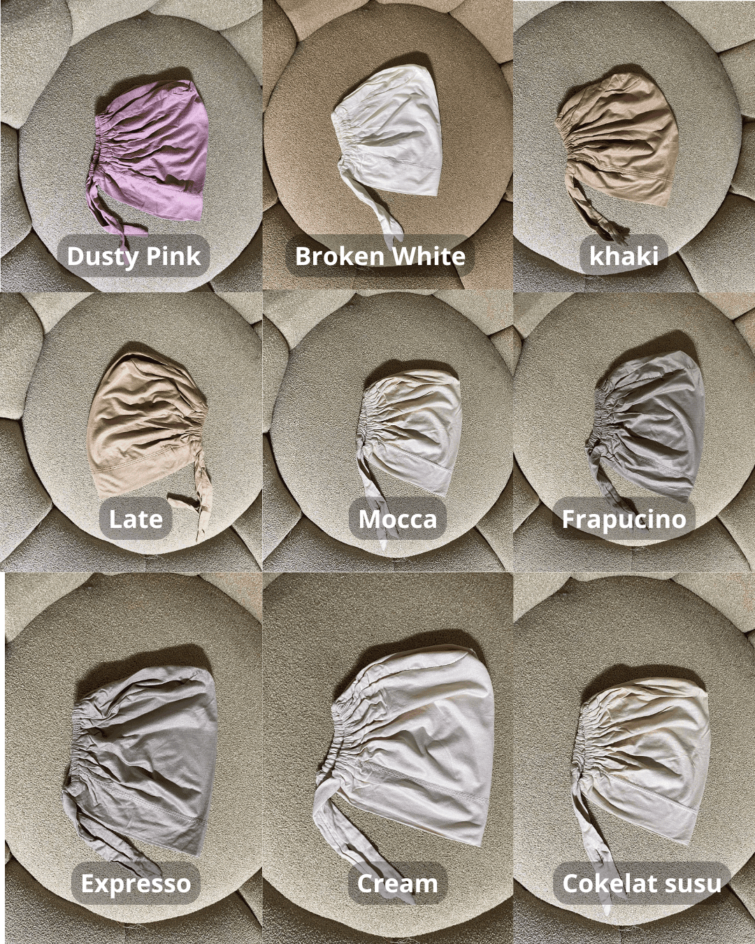 Daleman krudung wanita ( ciput tali hijab )