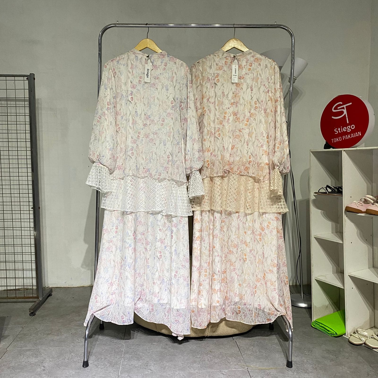 Gamis Wanita anggun flowers