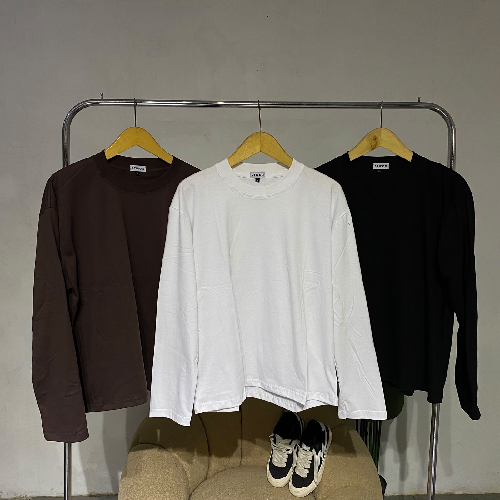 Stiego kaos boxy longsleeve basic