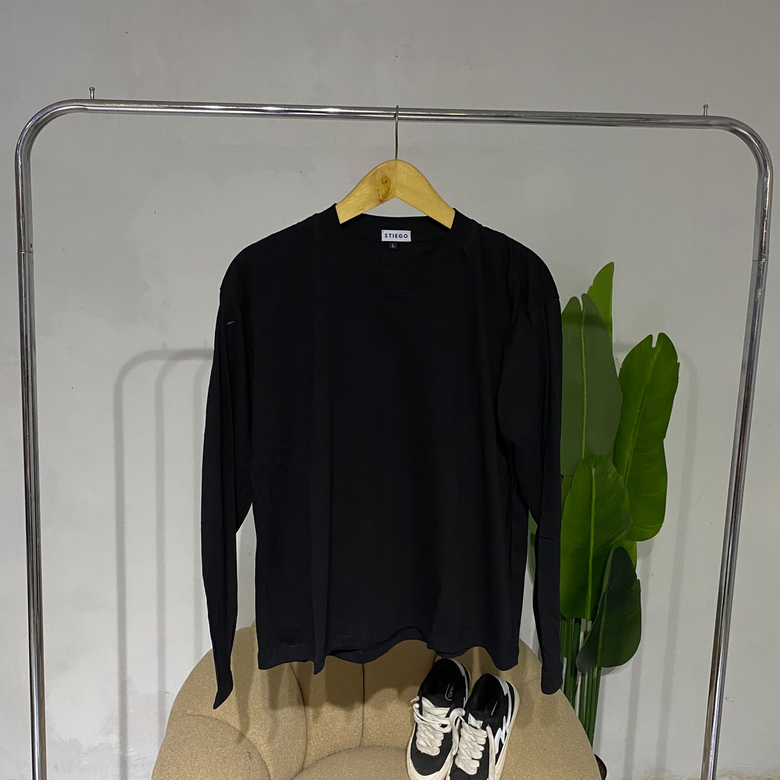 Stiego kaos boxy longsleeve basic