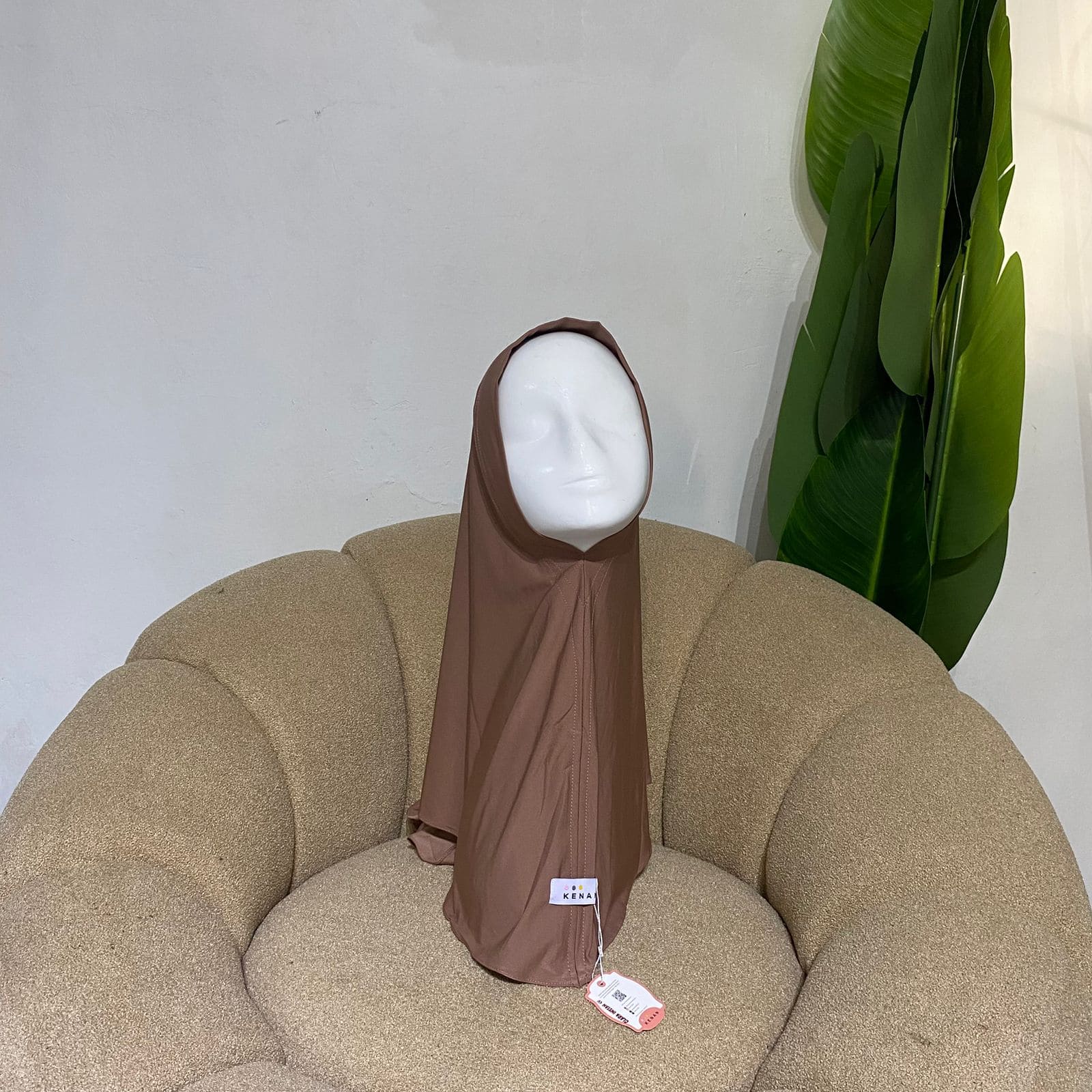 Hijab wanita kenan clara instan bergo no pad siz m