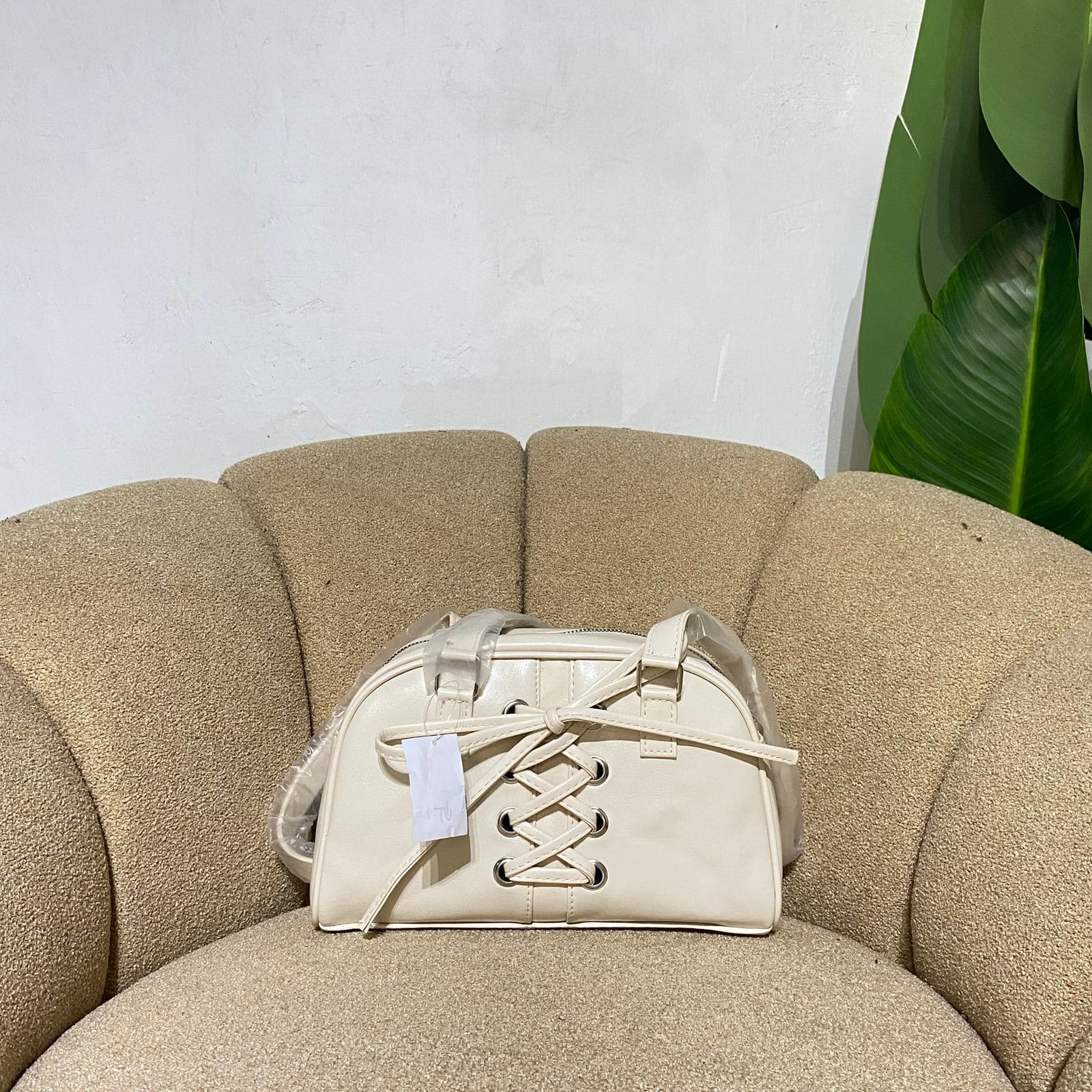 Tas slempang wanita motif Roud