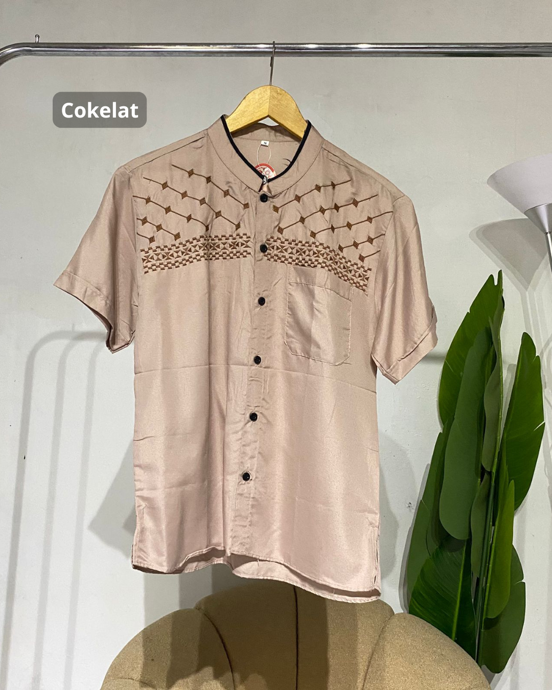 Kemeja pria koko abizar lengan pendek part 1